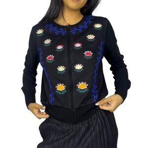 Vivienne Tam Flower Knit Top